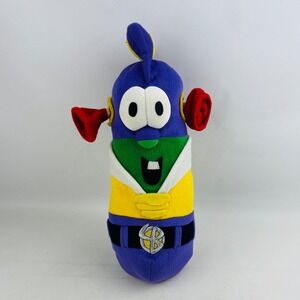 Veggietales LarryBoy Plush Larry the Cucumber Superhero C.R. Gibson Big Ideas